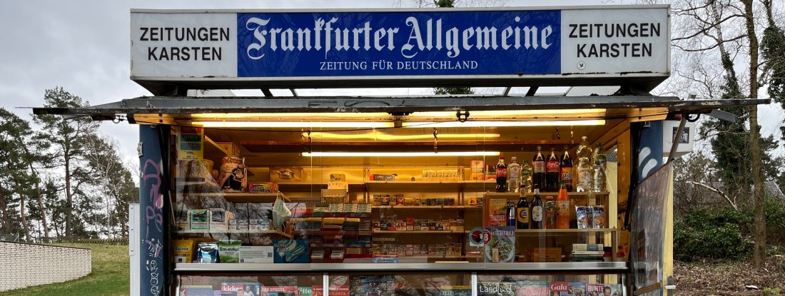 Geöffneter Kiosk