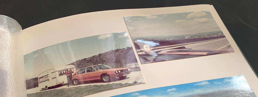 Ausschnitt aus einem Fotoalbum